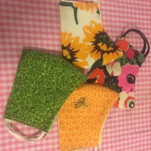 Set of 4 cotton face masks